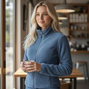 Woolrich Vintage Kinsdale Corduroy velour Zip up Jacket